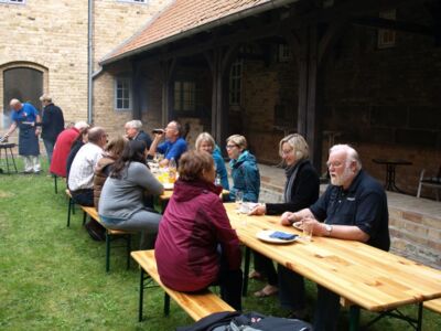 Grillen in harmonischer »Plan haben« Gemeinschaft