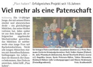 »Plan haben« Viel mehr als eine Patenschaft